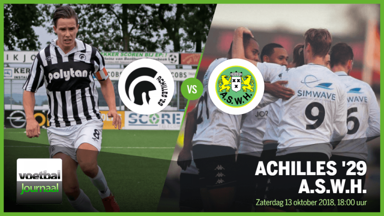 Achilles ’29 gaat voor eerste winst sinds 18-11-2017