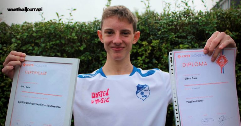 Hattrick voor Bjorn Sala van VV Sliedrecht