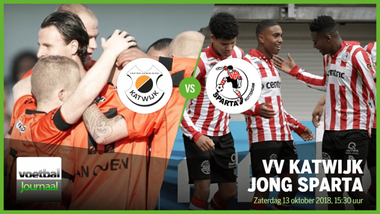 Concurrentiestrijd tussen VV Katwijk en Jong Sparta
