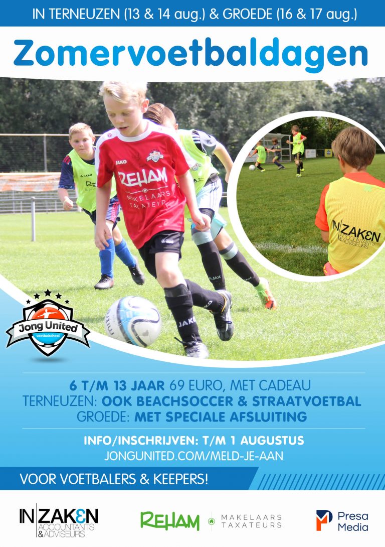 Originele Zomervoetbaldagen in het Zeeuws-Vlaamse én Jonkie United