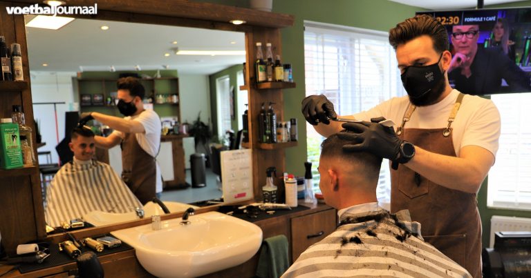 Met panini-plaatje naar barber Lenny