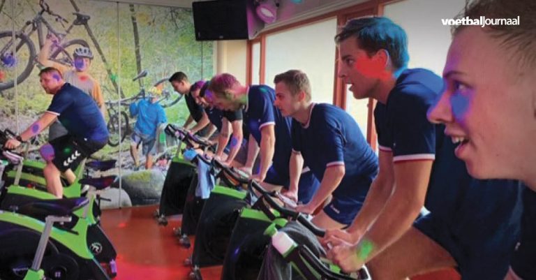 RWB 2 werkt aan conditie in de spinningzaal