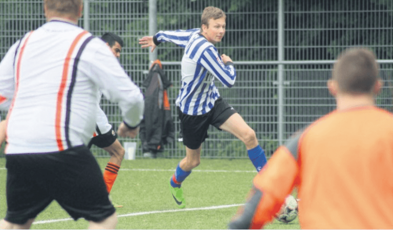 Motor achter G-voetbal bij Quick Boys