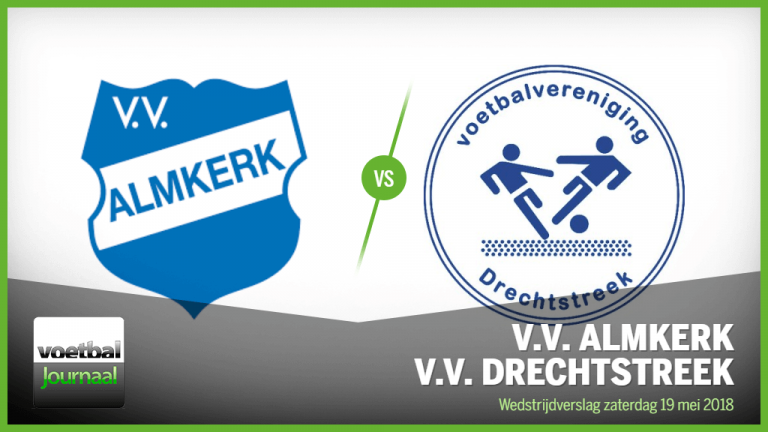 V.v. Drechtstreek houdt koploper Almkerk op 1-1