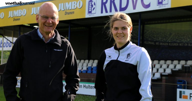 Jack en Isa Klijn worden altijd blij als ze het sportpark van RKDVC betreden