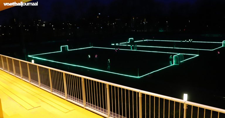 LED-voetbal Zwervers is regelrechte hit