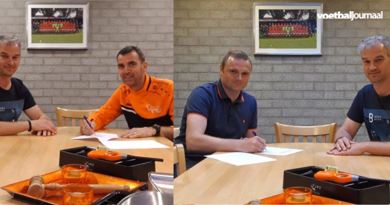 Jurgen Arnouts en Dirk Godrie tekenen bij Moerse Boys 2
