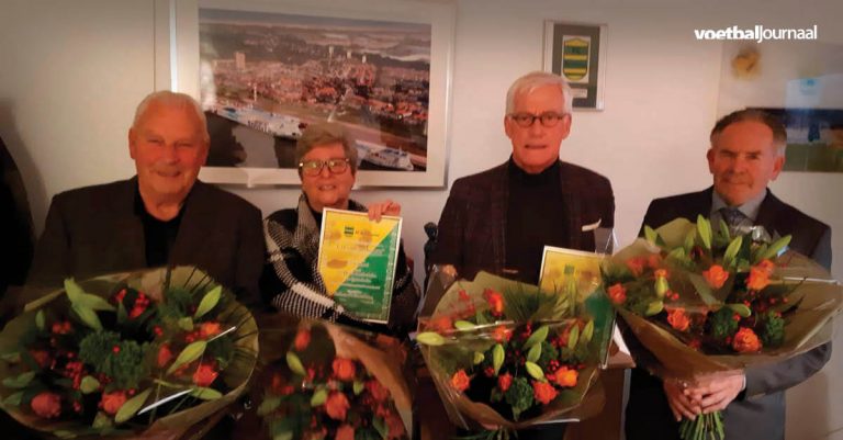 FC Binnenmaas benoemd Erelid en 3 leden als ”lid van verdienste.”