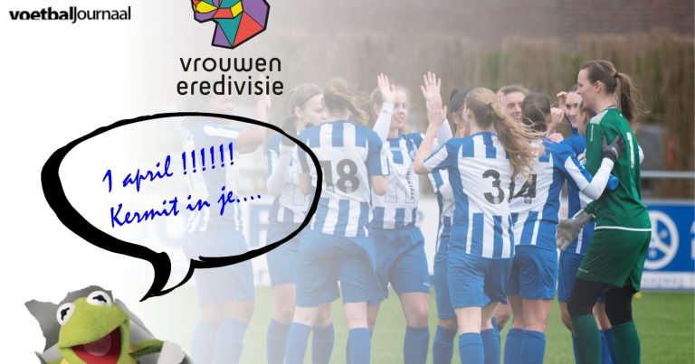 Eredivisiedebuut RVVH-vrouwen is 1 aprilgrap.