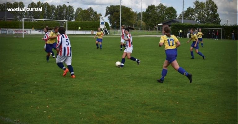 R.W.B. Vrouwen Zaterdag geeft overwinning tegen OJC uit handen.