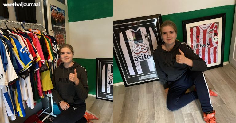 Fleur uit Roosendaal doet een oproep aan alle voetbalverzamelaars