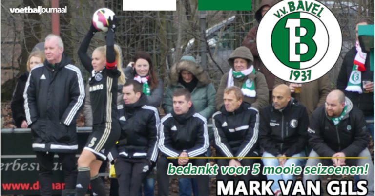 Mark van Gils neemt afscheid van VV Bavel vrouwen 1
