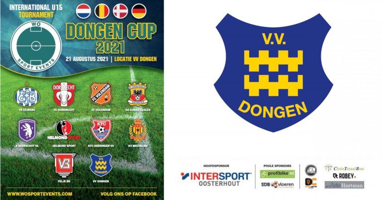 Zet in je agenda 21 augustus de eerste editie van de Dongen Cup