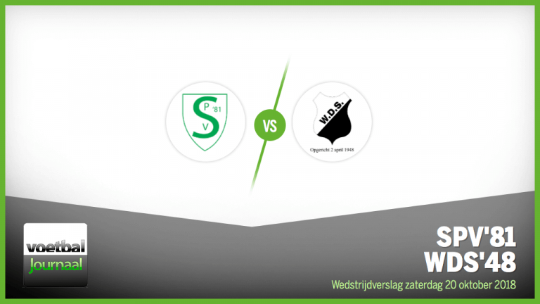 WDS’48 winnaar in spannend duel tegen SPV’81