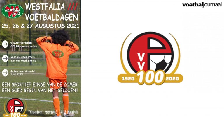 Inschrijving VV Papendrecht-Voetbaldagen