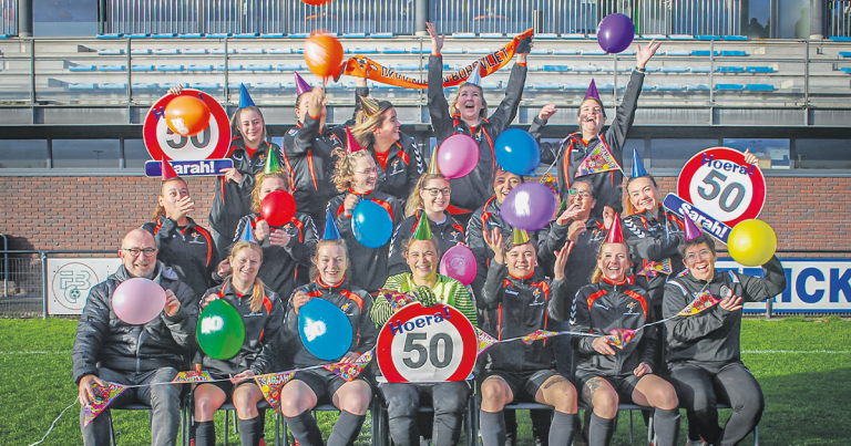 Damesafdeling Nieuw Borgvliet heeft binnenkort zelfs twee feestjes te vieren