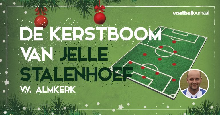 De Kerstboom van Jelle Stalenhoef van VV Almkerk