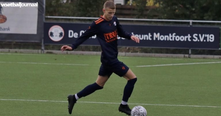 Emrie Bakker van SV Montfoort ’19 wil graag van vaste waarde worden