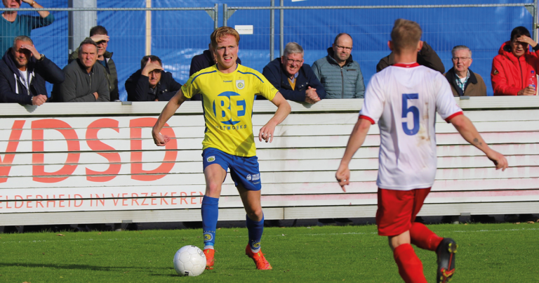 Jaap Zwetsloot van FC Lisse speelt met ‘stel vrienden’ op niveau