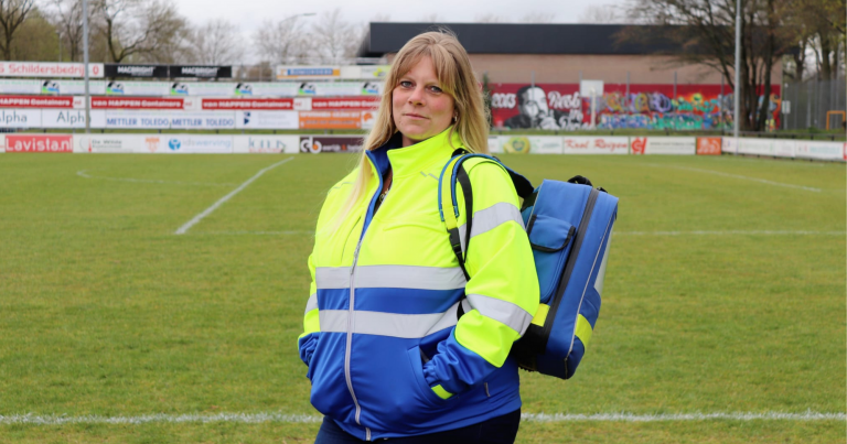 Karen Bordewijk is het manusje van alles bij s.v. TEC
