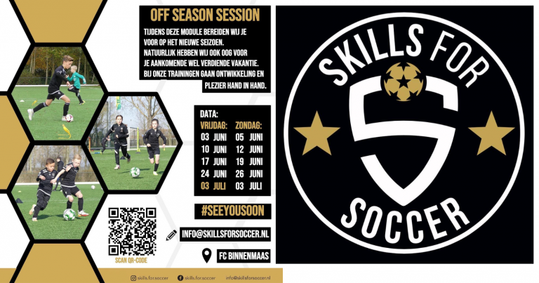 Meld je aan voor de Off Season Session van Skills for Soccer