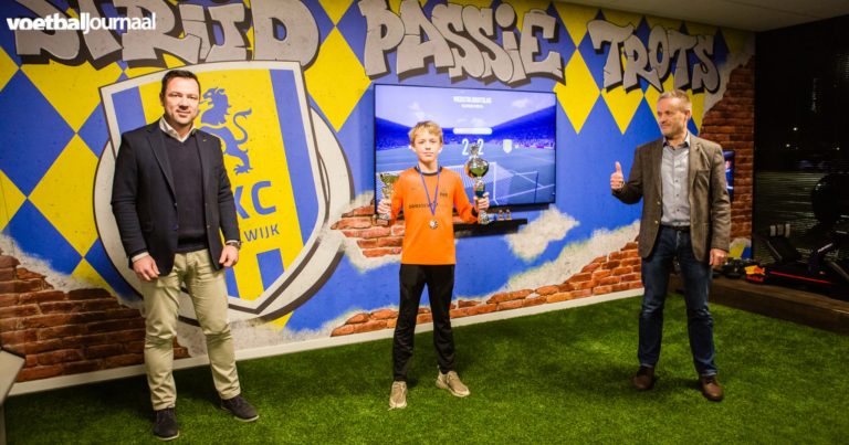 Daan van Oosterhout (RWB) wint GO Waalwijk FIFA Cup