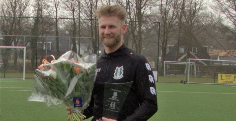 Robin Dijkman met OVV in de vechtstand