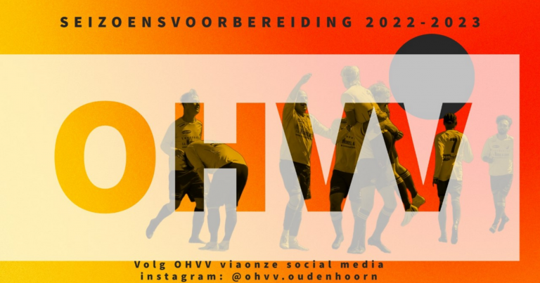 Voorbereiding seizoen 2022-2023 OHVV