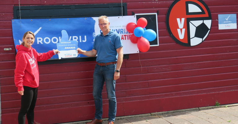 VV Papendrecht winnaar Regionale Rookvrije Generatie Award