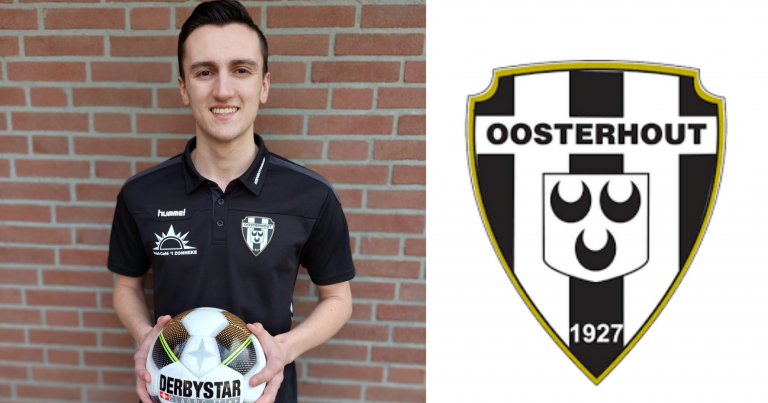 Kevin Tempelaars van VV Oosterhout Zondag 1 zit niet stil