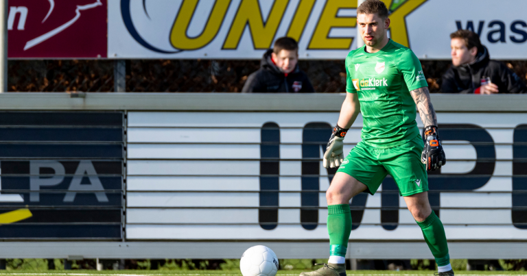 Mike van de Meulenhof werd bij Kozakken Boys weer verliefd op het doelverdedigen