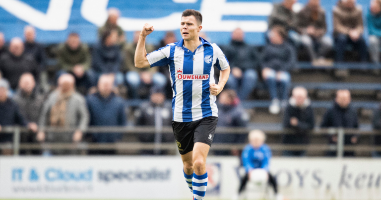 Nick Runderkamp parttime vrijetrappenspecialist van Quick Boys