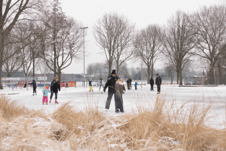 Schaatsbaan bij Groote Lindt