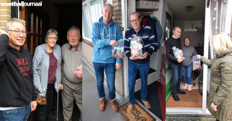 70-plussers VV Papendrecht ontvangen Eindejaarspakket
