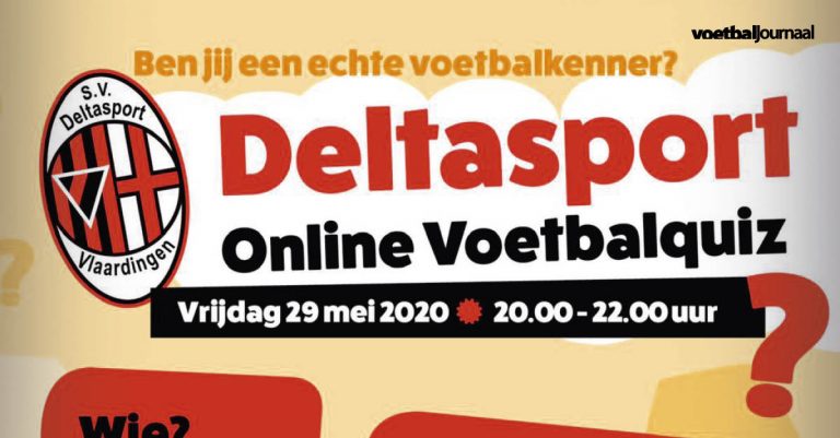 Deltasport organiseert Online voetbalquiz!