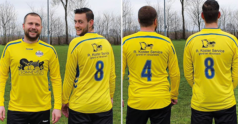 Ramon Koster en Raymond Sonneveld speler en hoofdsponsors bij DZC’09