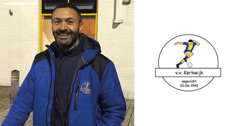 Trainer Nabil Bouchlal is op z’n plek bij VV Kerkwijk