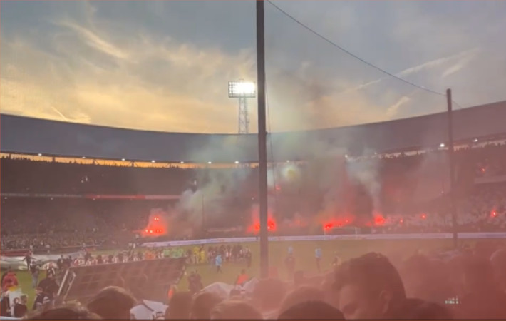 De Kuip Feyenoord vuurwerk