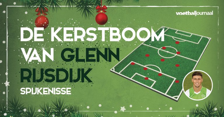 De Kerstboom van Glenn Rijsdijk van vv Spijkenisse