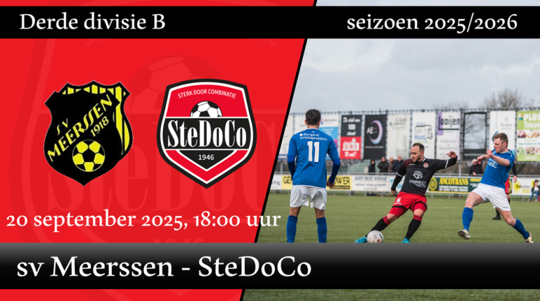 Voorbeschouwing SV Meerssen (zon) – SteDoCo 1