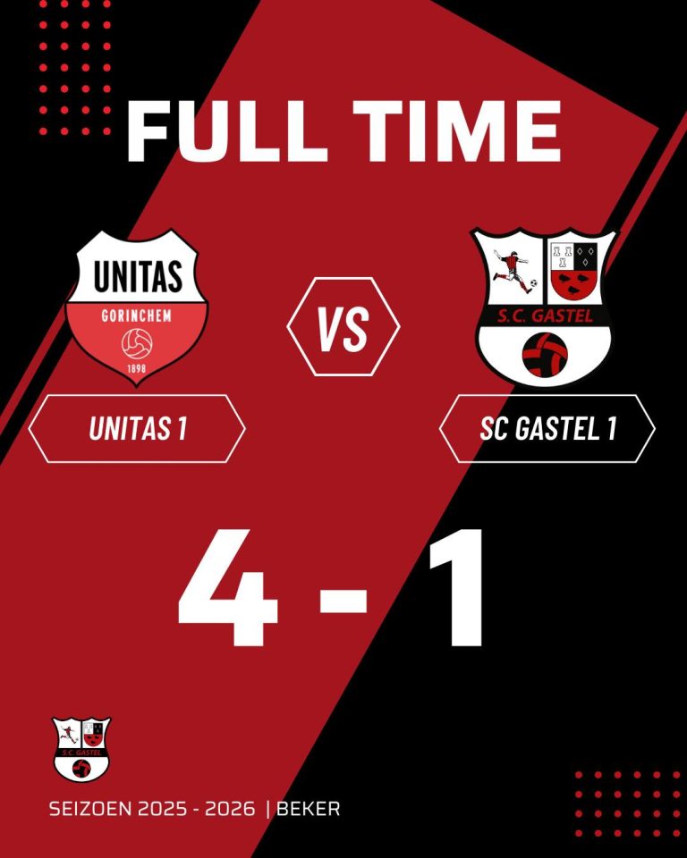 SC Gastel vliegt uit de beker