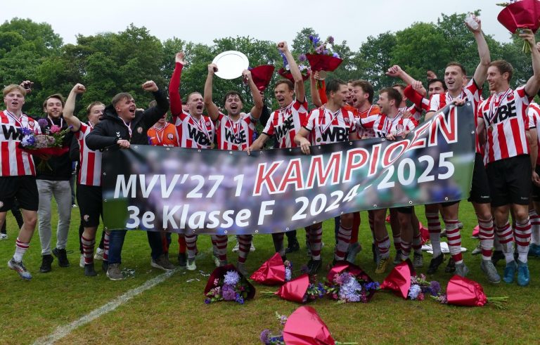 MVV’27 pakt de titel en kijkt vooruit naar de tweede klasse