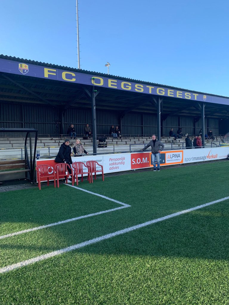 Arie Koppenhol is bij FC Oegstgeest benoemd tot erelid