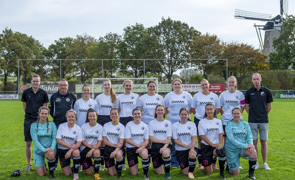 Kris Papeveld ziet progressie bij dames ASV Brouwershaven