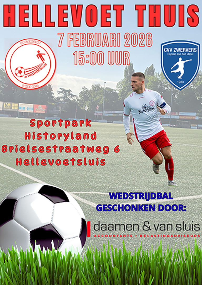 Voorbeschouwing vv Hellevoetsluis – cvv Zwervers
