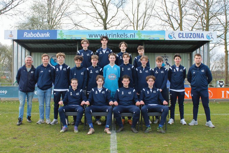 Topseizoen voor JO16 van Cluzona: ‘Team heeft mooie ontwikkeling doorgemaakt’