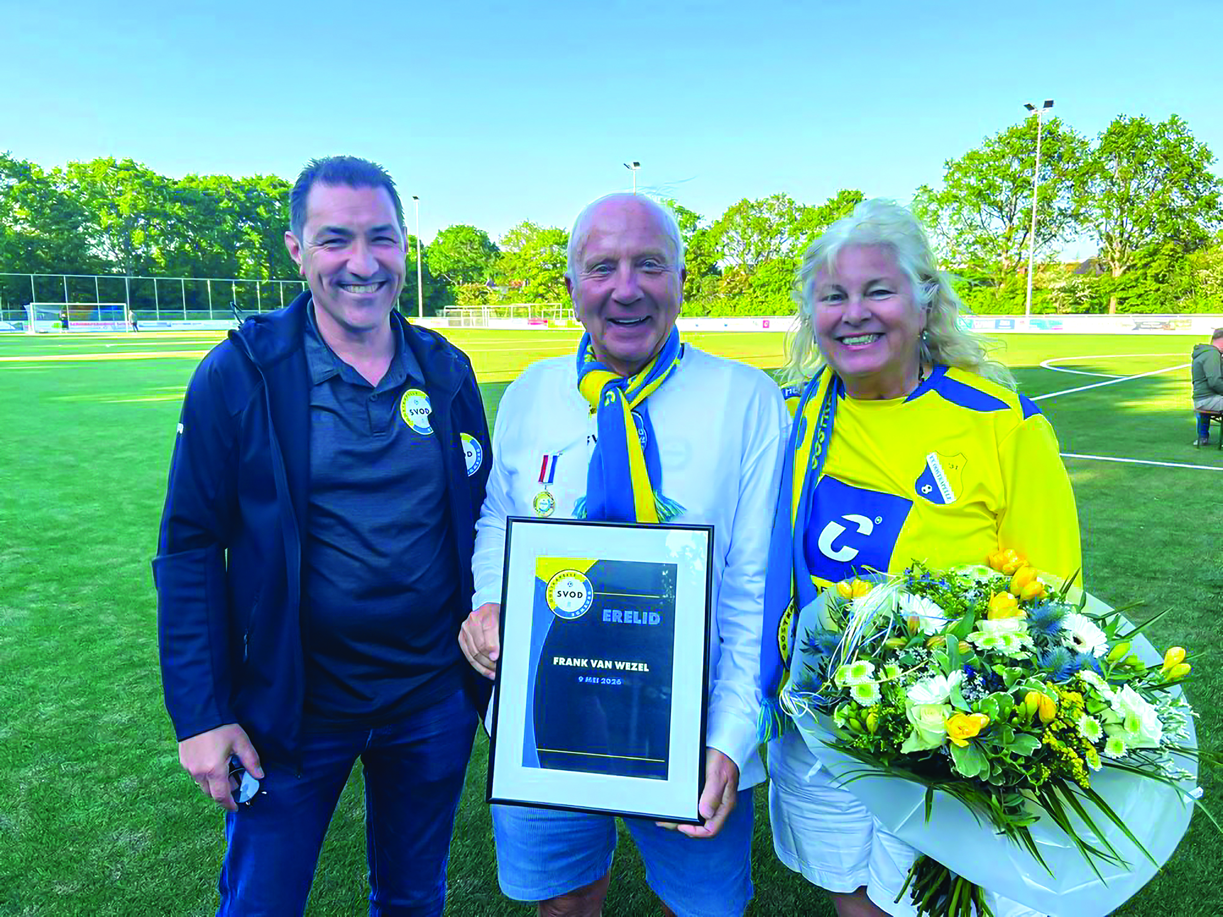 Trots erelid Frank van Wezel al bijna 25 jaar hoofdsponsor bij SVOD’22